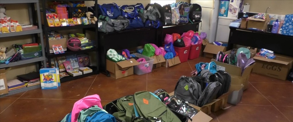 Jackson County Casa Distributing School Supplies To Casa Families