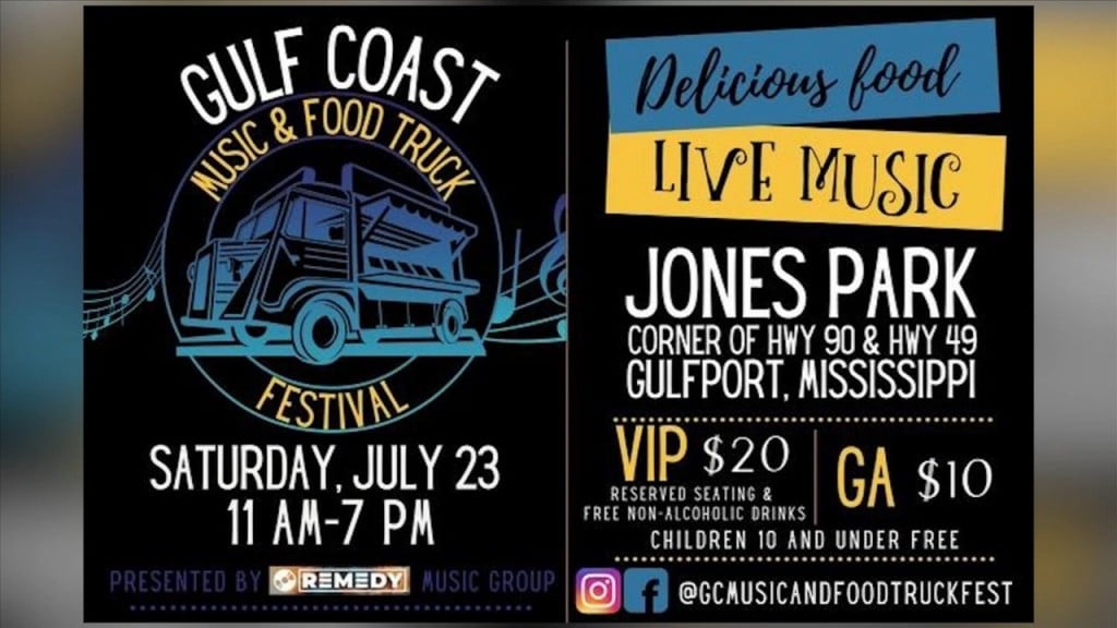 Gulf Coast Music And Food Truck Festival Saturday