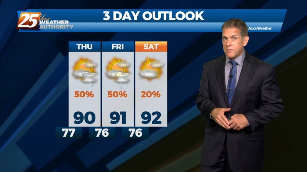 7/27 Rob Martin's "rain Chances Ramp Up" Wednesday Evening Forecast