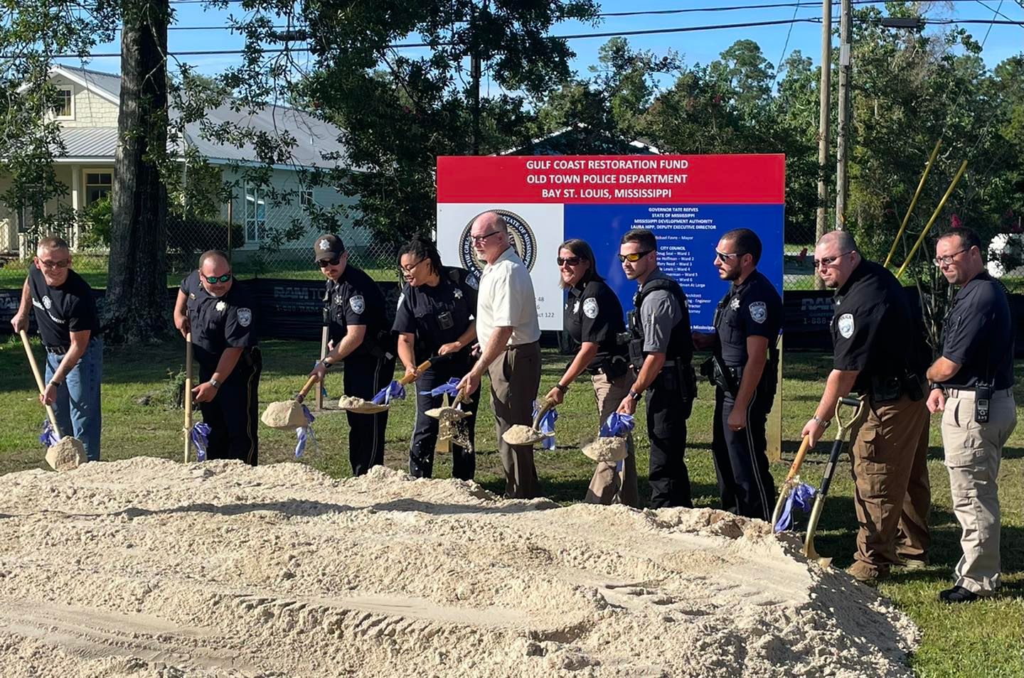 Bay St. Louis breaks ground on new police station - WXXV News 25