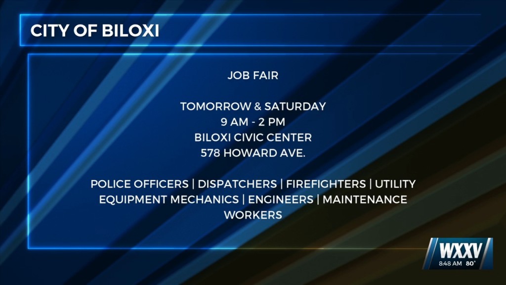 City Of Biloxi Hosting Job Fair