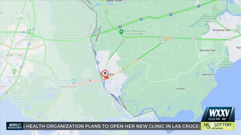 Highway 90 Pearl River Bridge Closed Through January 6th