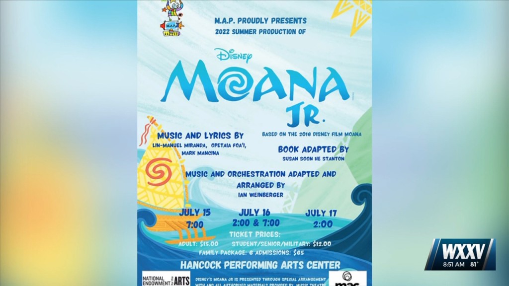 ‘moana Jr.’ Taking The Stage At Hancock Performing Arts Center