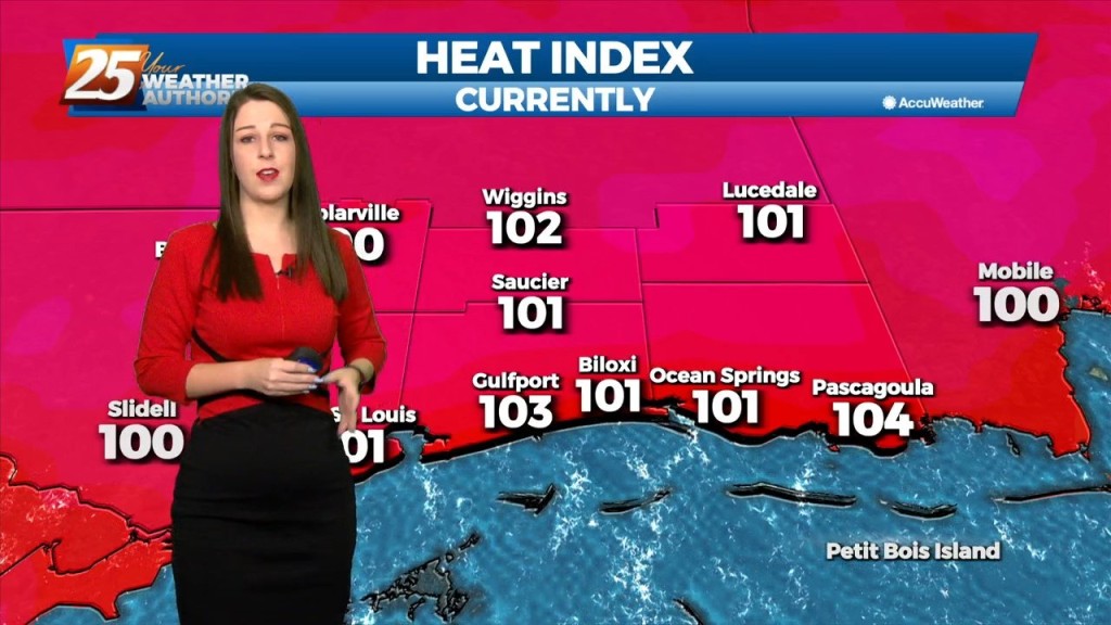 7/19 Brittany's "oppressive Heat Ahead" Tuesday Afternoon Forecast