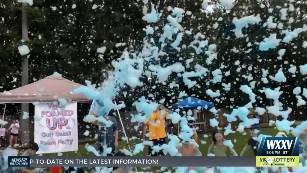 Summer Campers Attend Ymca Back To School Foam Party