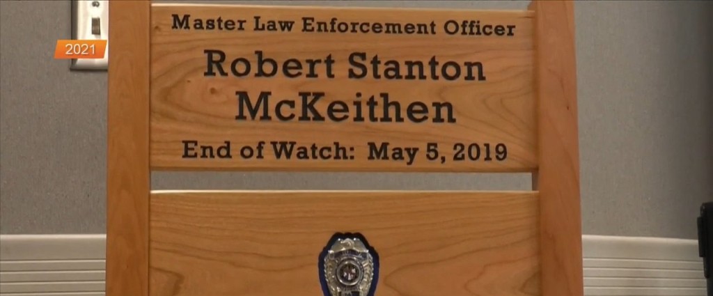 Ceremony Honoring Fallen Biloxi Officer Robert Mckeithen Tuesday
