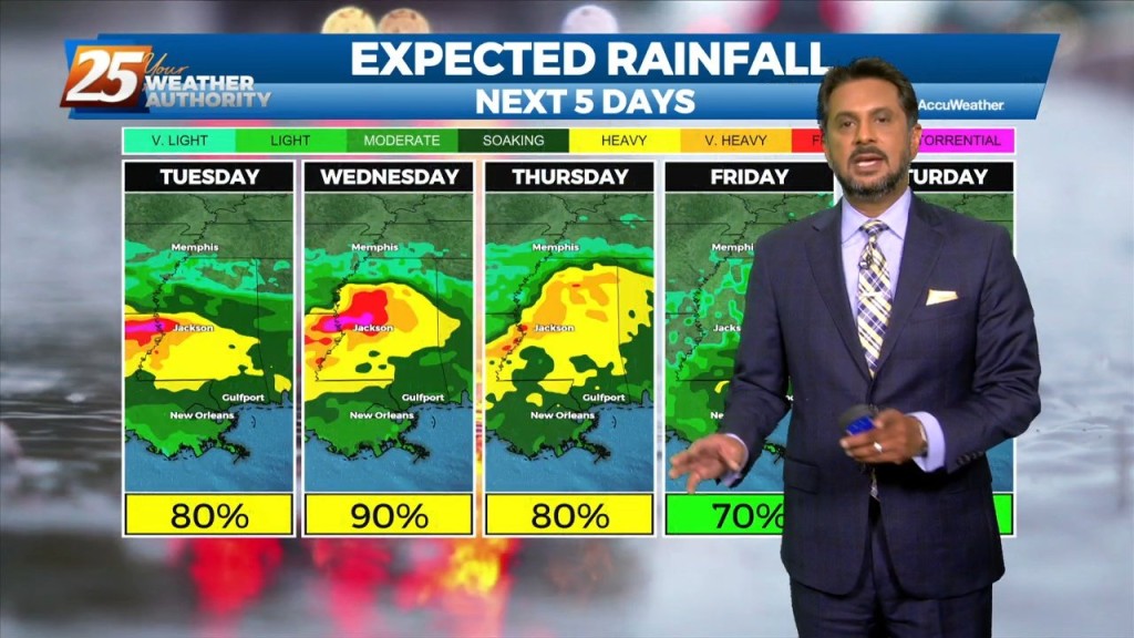 8/23 Rob Knight's "wet Pattern/heavy Rain" Tuesday Morning Forecast