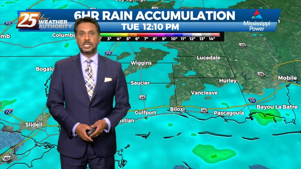 8/23 The Chief's "much More Rain Ahead" Tuesday Afternoon Forecast