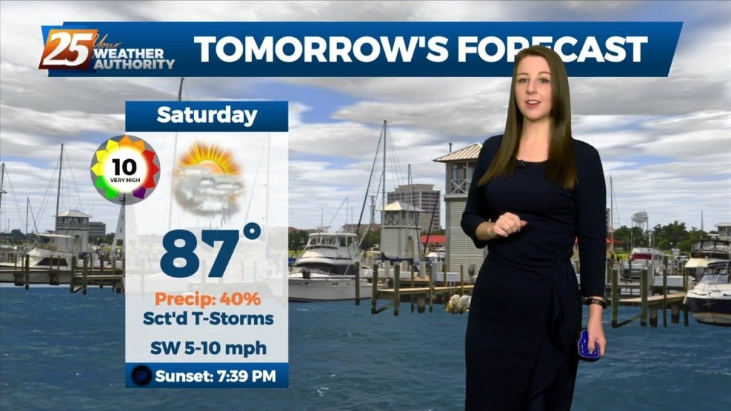 8/12 Brittany's "drier Conditions Ahead" Friday Evening Forecast