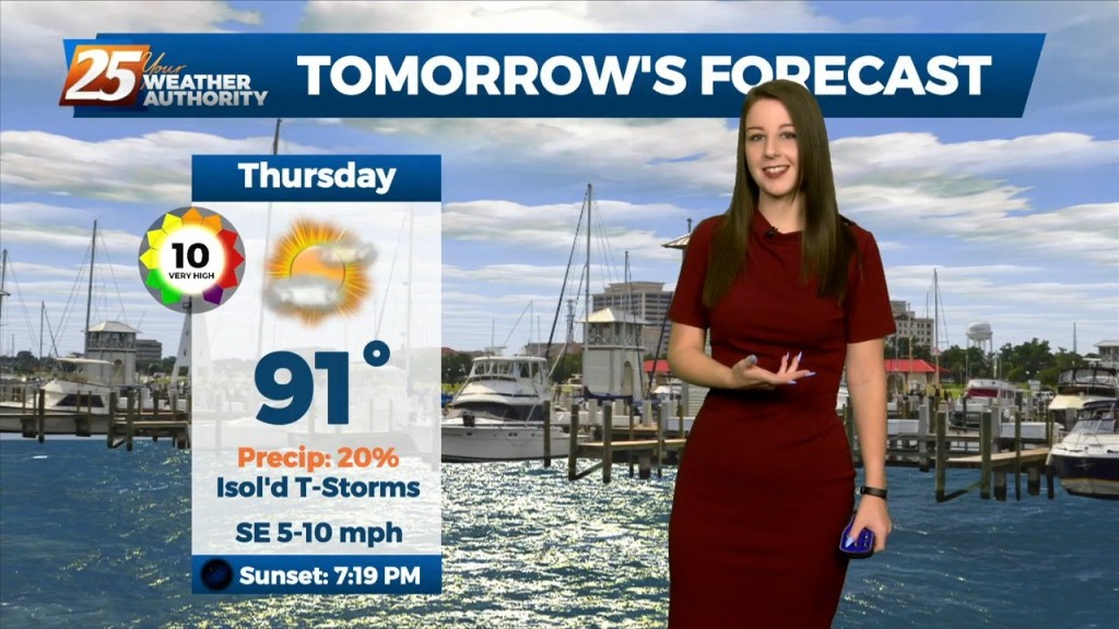 8/31 Brittany's "end Of August" Wednesday Afternoon Forecast