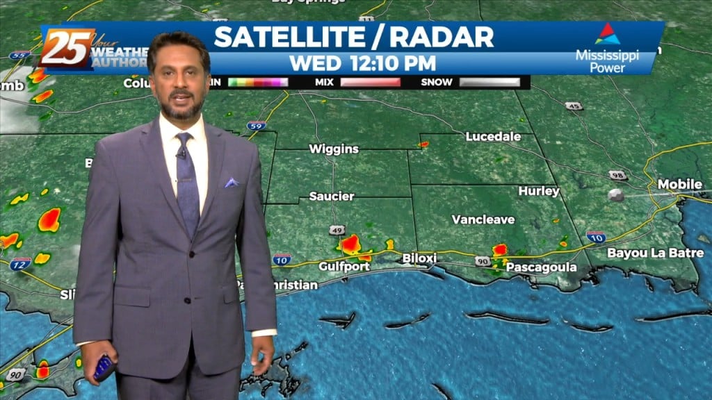 8/3 Rob Knight's "scattered T Storms" Afternoon Forecast