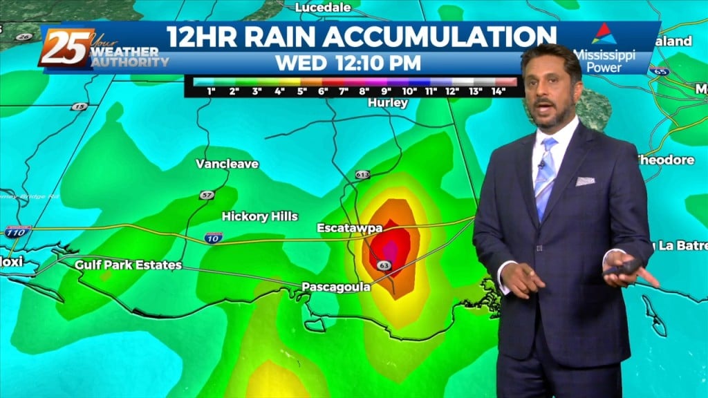 8/10 The Chief's "heavy Rain/flash Flooding" Wednesday Afternoon Forecast