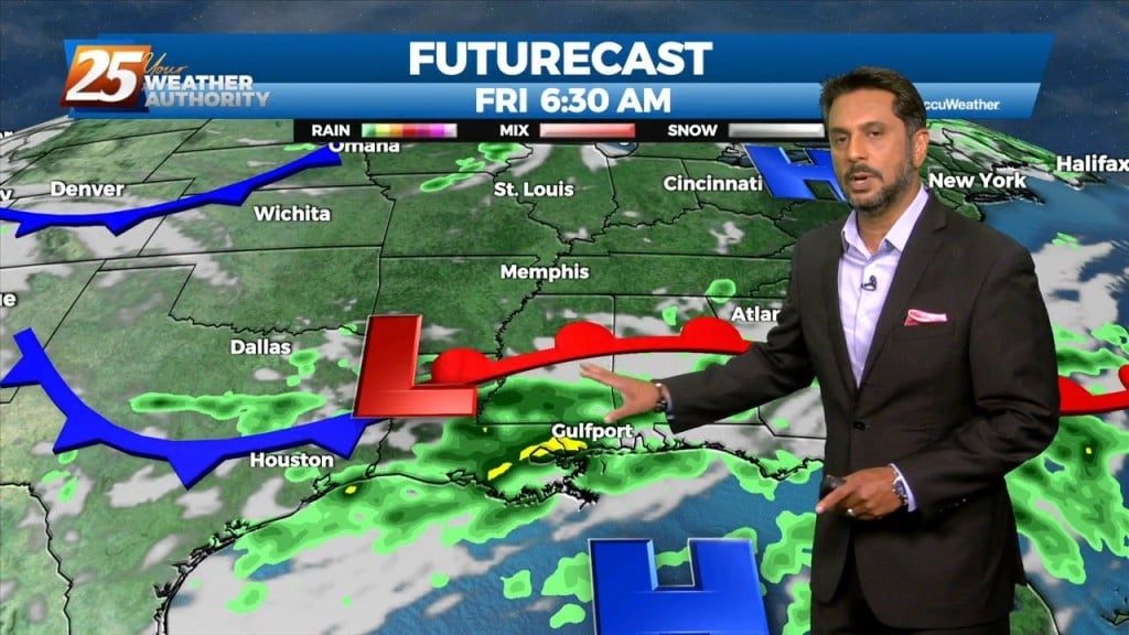8/19 The Chief's "another Wet Start" Friday Morning Forecast
