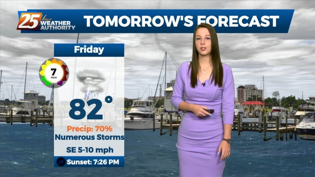 8/25 Brittany's "extremely Saturated" Thursday Afternoon Forecast