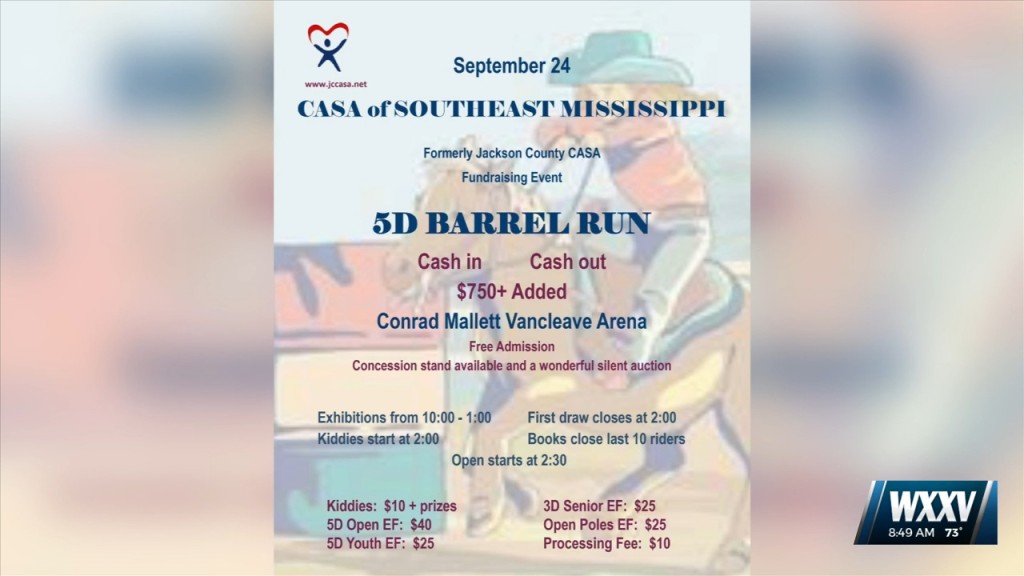 5d Barrel Racing Event Benefiting Casa Of Southeast Ms