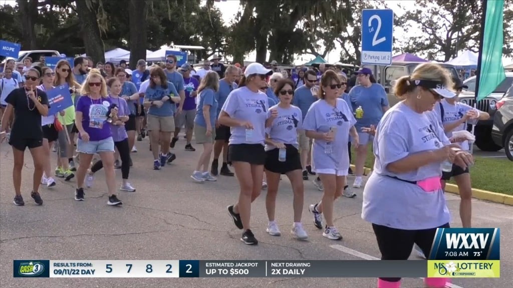 Walkers Along The Coast Come Together For World Suicide Prevention Day
