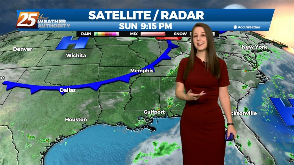 9/11 Brittany's "approaching Cold Front" Sunday Evening Forecast