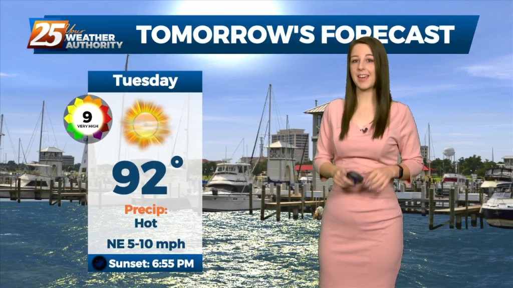9/19 Brittany's "hot" Monday Evening Forecast