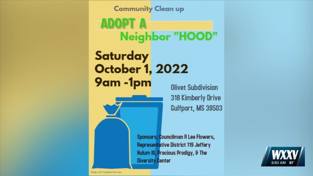 Adopt A Neighborhood Community Clean Up In Gulfport