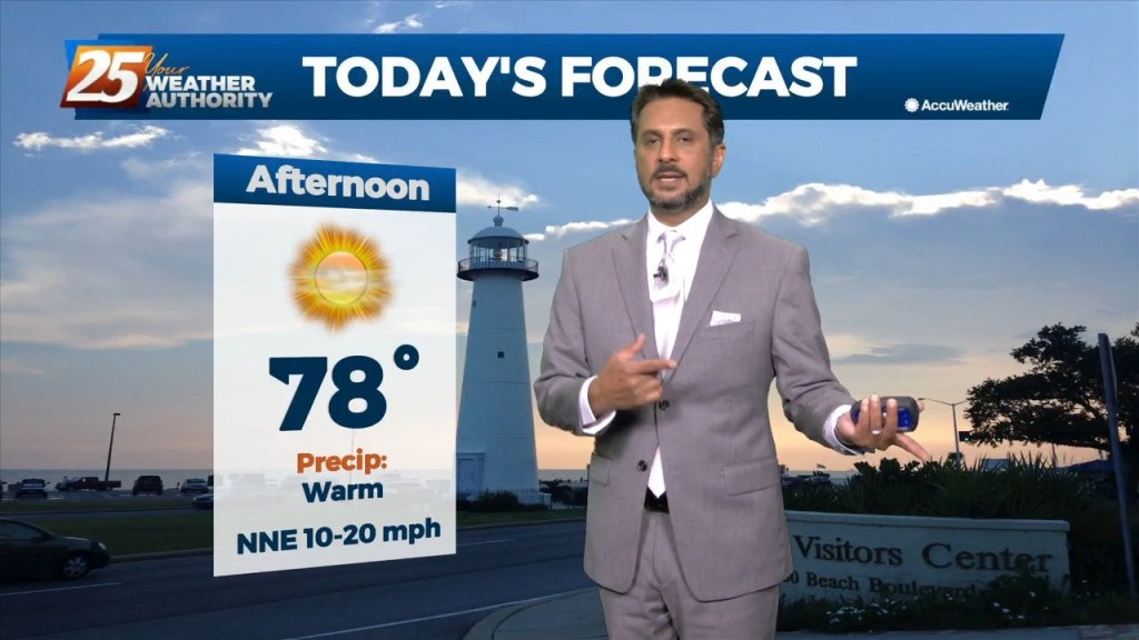 9/29 The Chief's "sunny & Warm" Thursday Afternoon Forecast