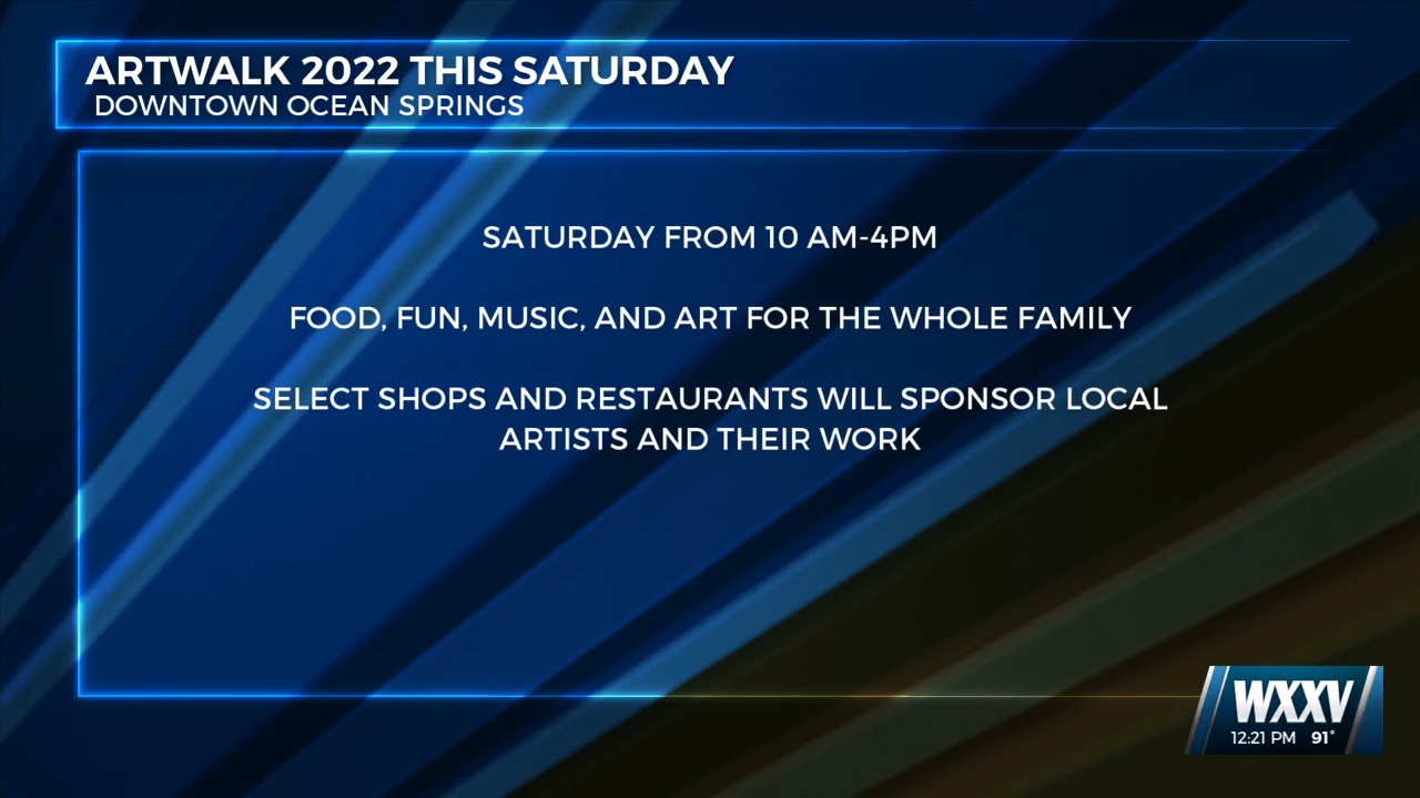 Artwalk 2022 this Saturday in Downtown Ocean Springs WXXV News 25