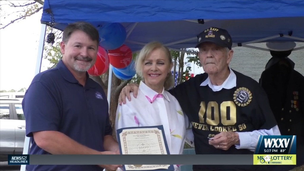 Local Wwii Veteran Celebrates 100th Birthday In Ocean Springs