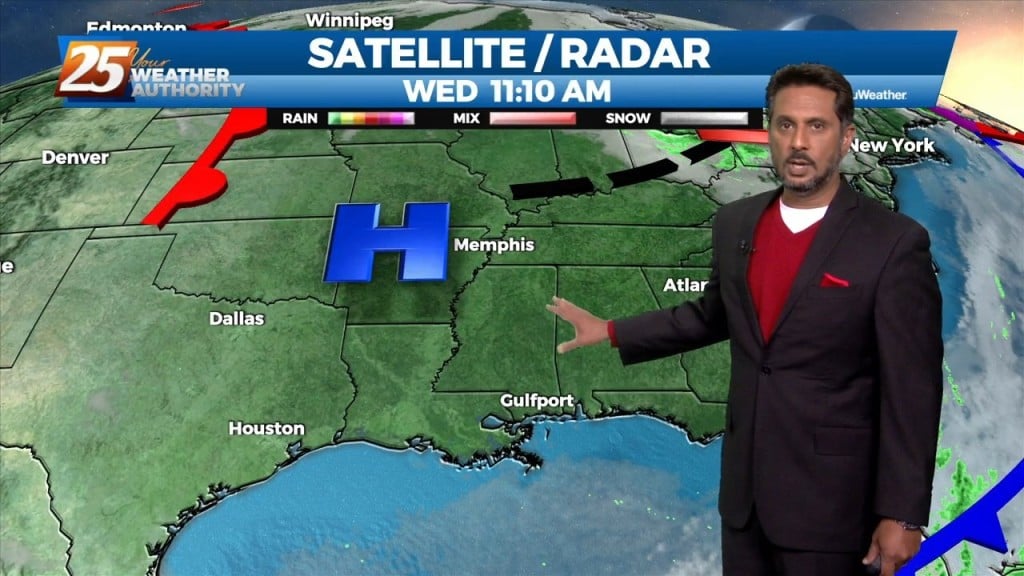 10/19 The Chief's "breezy And Cool" Wednesday Midday Forecast
