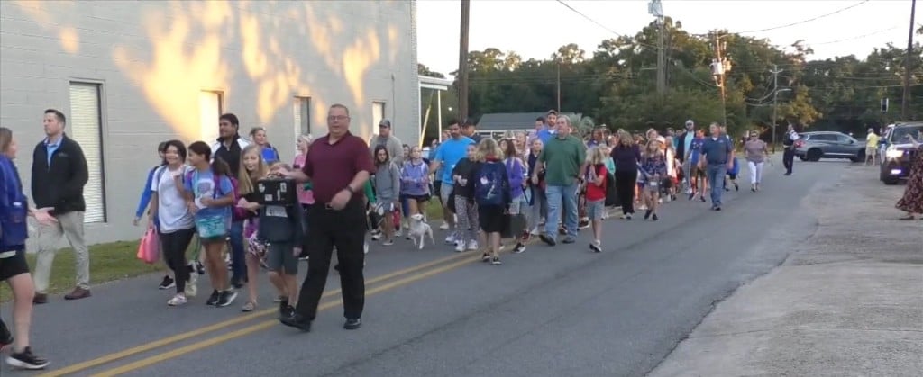 Four Ocean Springs Schools Participate In National Walk To School Day
