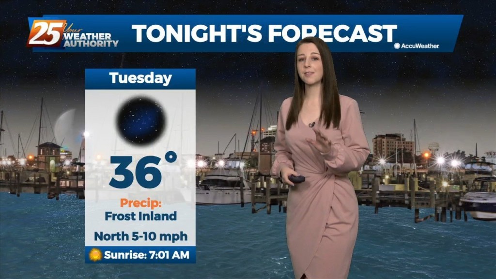 10/18 Brittany's "uncharacteristically Cold" Tuesday Night Forecast