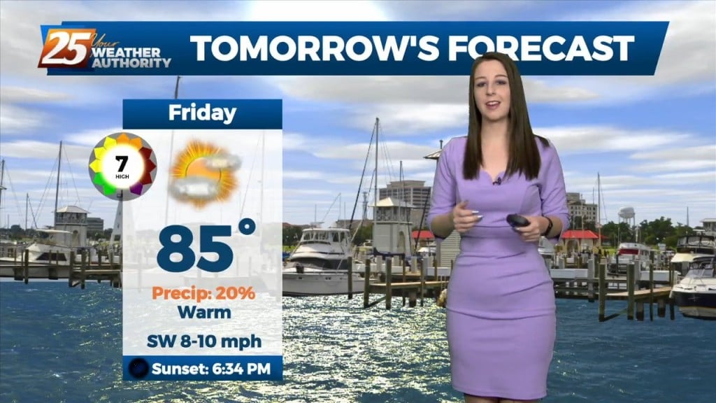 10/6 Brittany Warden's "approaching Cold Front" Thursday Evening Forecast