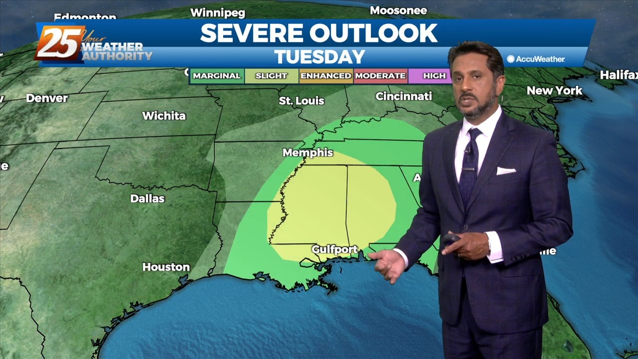 10/24 - The Chief's "BIG Changes Ahead" Monday morning Forecast - WXXV News 25