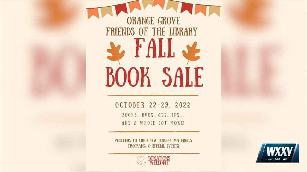 Friends Of The Orange Grove Library Book Sale