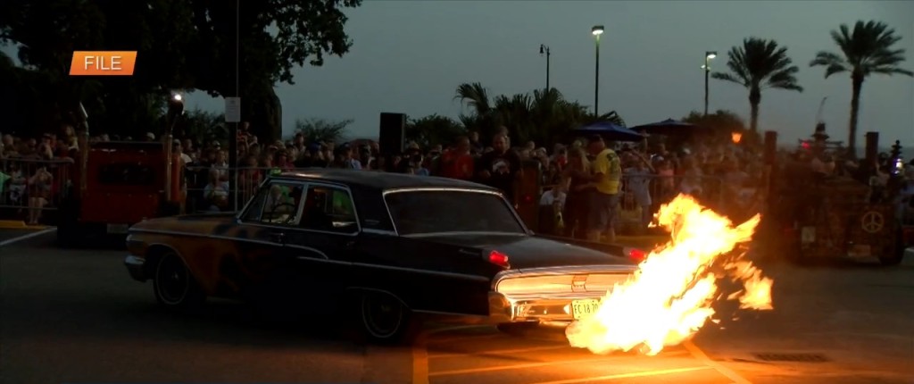 Flamethrowing Competition Heating Up At Island View Casino And Resort