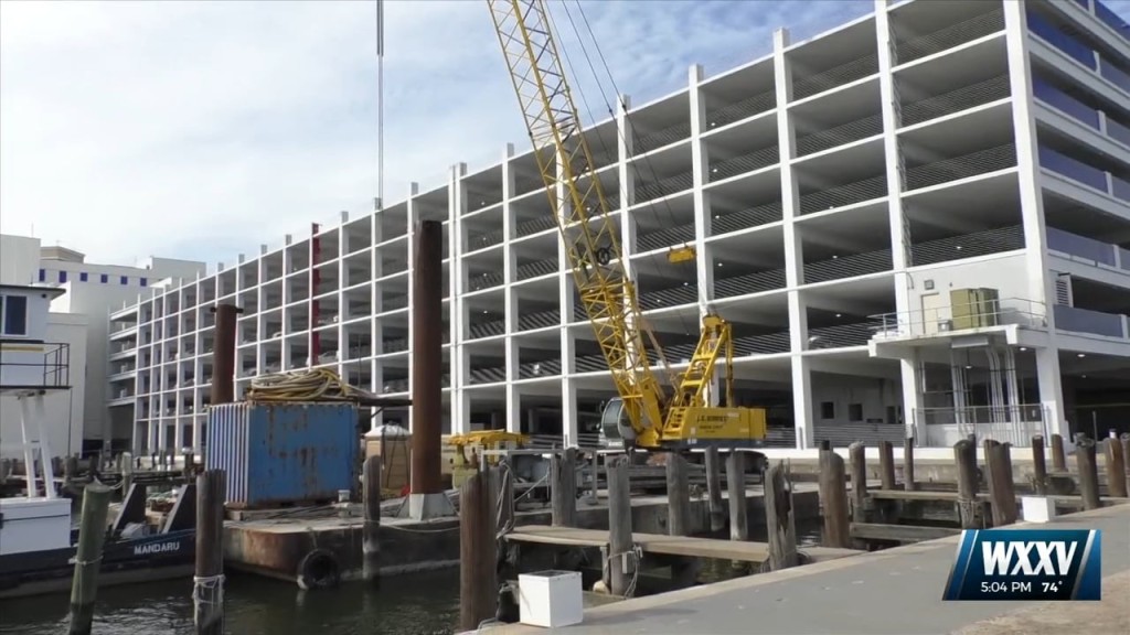 Docking Facility And Point Cadet Marina Under Construction In Biloxi