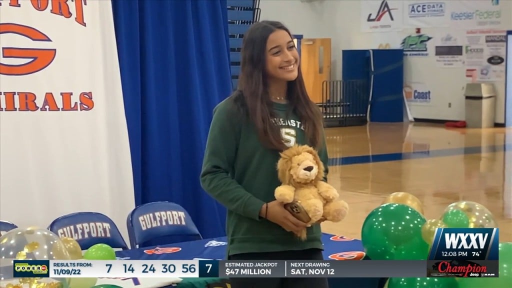Gulfport Volleyball’s Sydney Mitchell Signs With Southeastern Louisiana