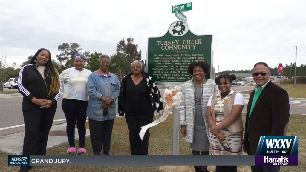 New Turkey Creek Community Historical Marker Unveiled