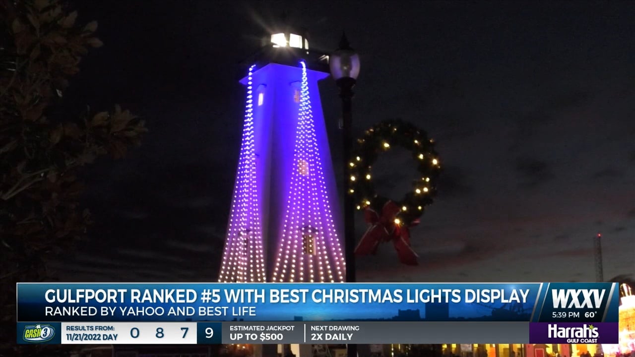 Gulfport Harbors Lights named a Top 5 best display nationally WXXV