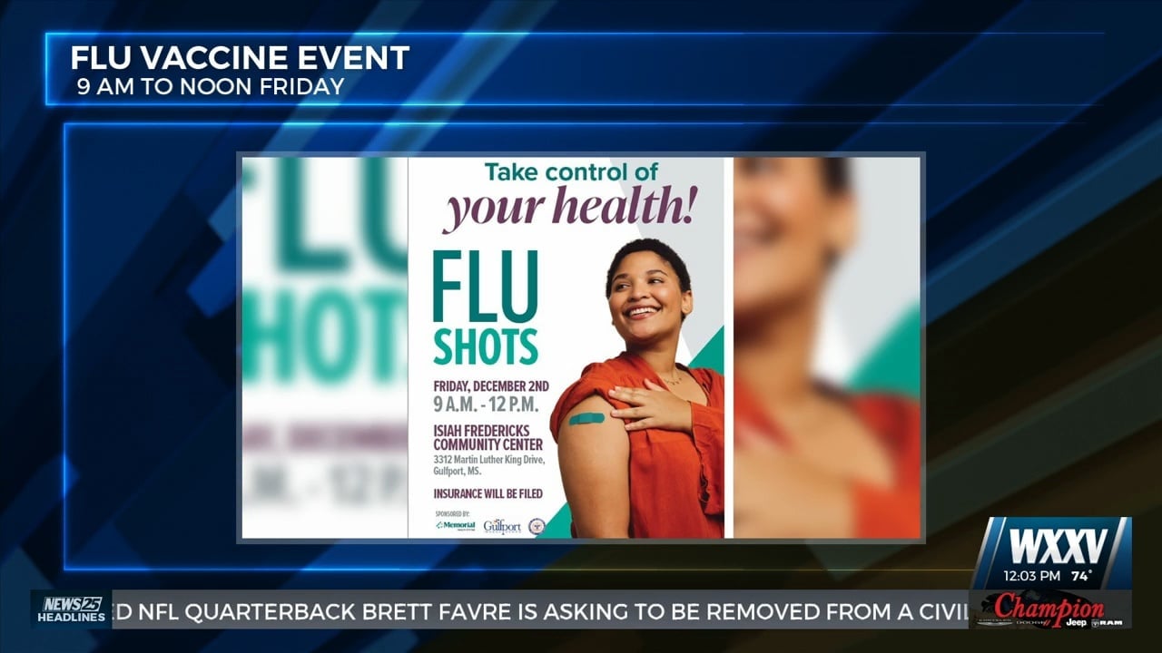 Flu vaccine event Friday - WXXV News 25