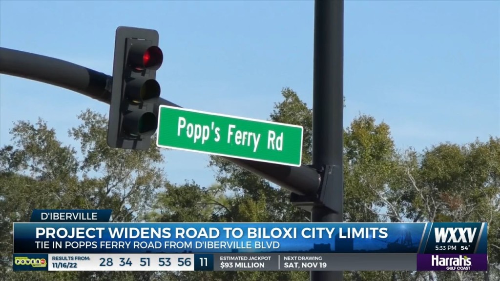Popps Ferry Being Tied In To D'iberville Blvd