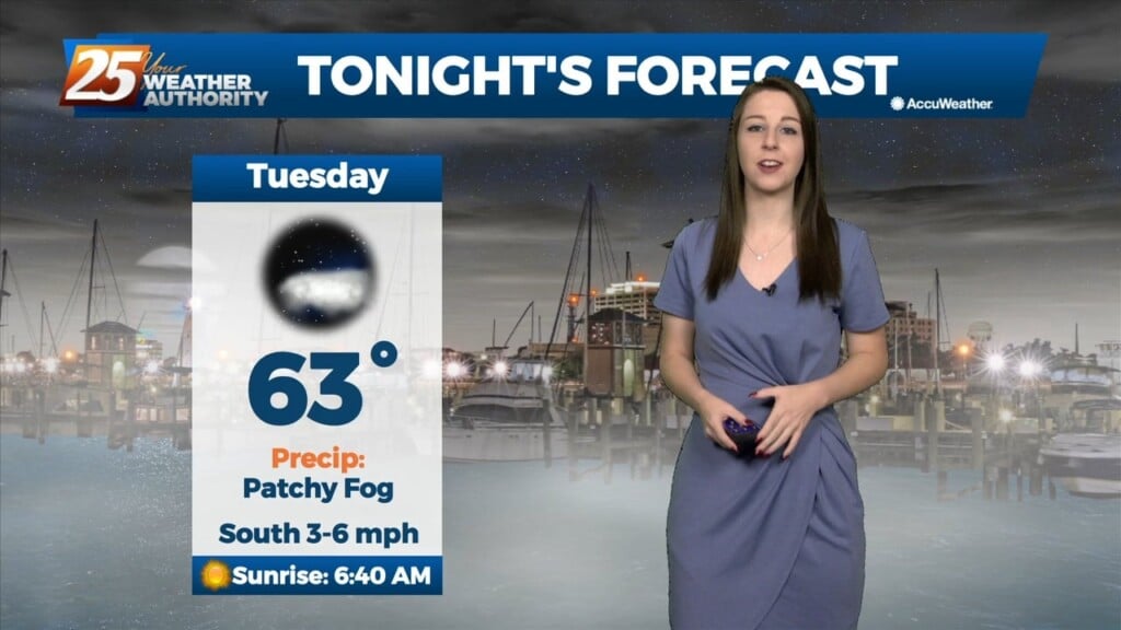 12/6 Brittany's "pleasant" Tuesday Night Forecast