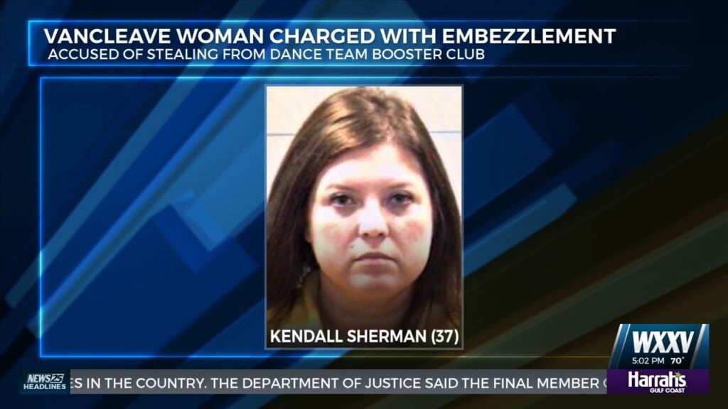 Vancleave Woman Accused Of Stealing From High School Dance Team Charged With Embezzlement