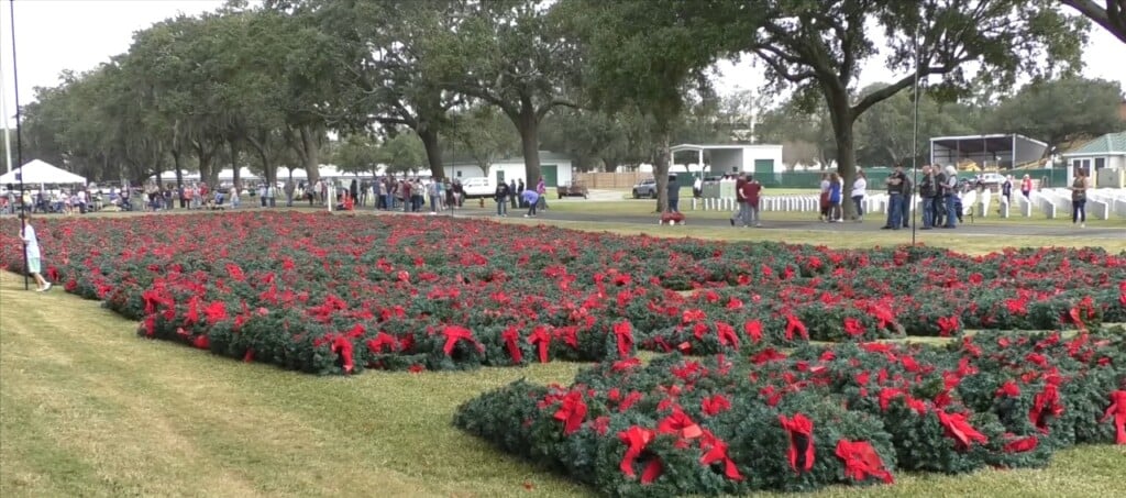 Ninth Annual Laying Of The Wreaths Ceremony At Biloxi National Cemetery
