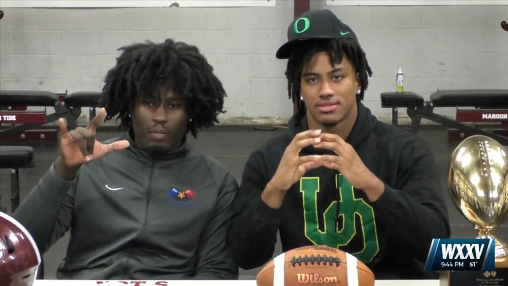Picayune Running Back Dante Dowdell Signs With Oregon Ducks, Zavion Coleman With Louisiana