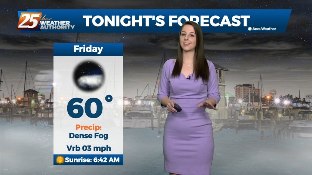 12/9 Brittany's "cool & Foggy" Friday Night Forecast