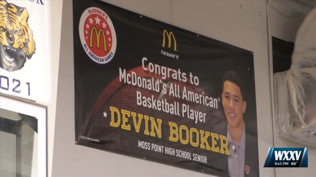 Moss Point Tigers Retiring Nba Star Devin Booker’s High School Jersey