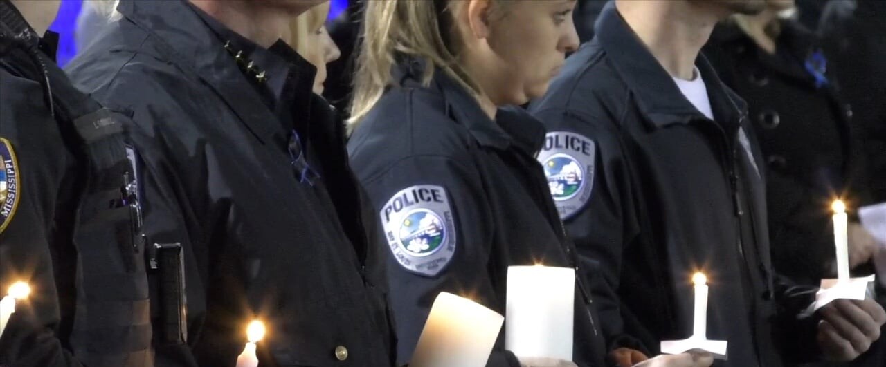 Community honors fallen Bay St. Louis officers at candlelight vigil ...