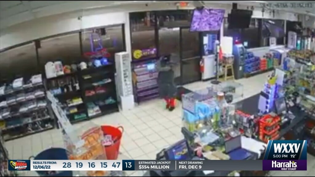 Video Released Of Armed Robbery At Mobil Foodmart On Hwy 90 In Waveland