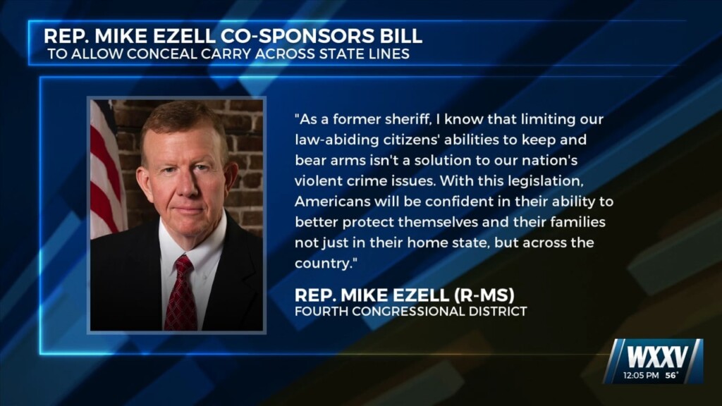 Congressman Mike Ezell Co Sponsors Concealed Carry Reciprocity Act