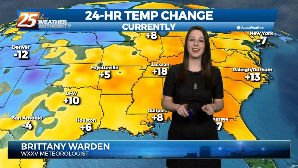 1/11 Brittany's "very Warm" Wednesday Night Forecast