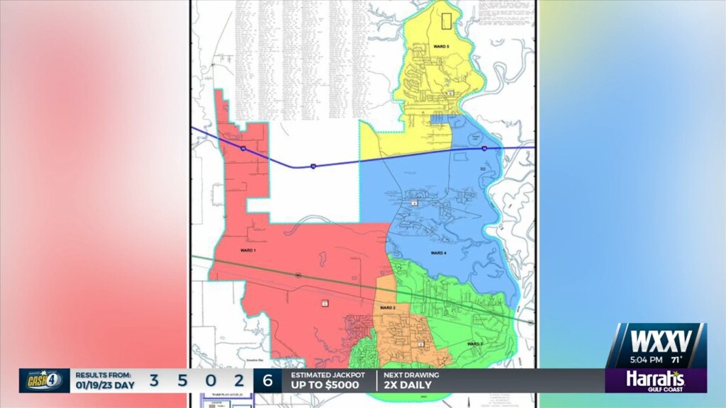 City Of Gautier Redistricting Wards As Population Continues To Grow